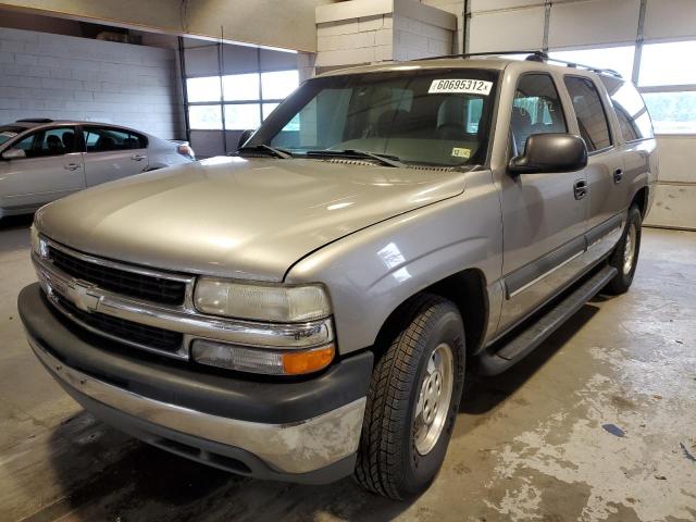 3GNEC16Z22G153607 - 2002 CHEVROLET SUBURBAN GRAY photo 2