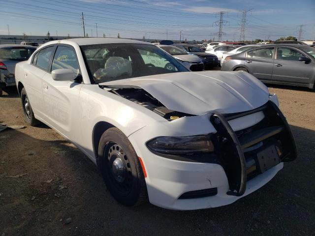 2C3CDXKTXJH144254 - 2018 DODGE CHARGER PO WHITE photo 1