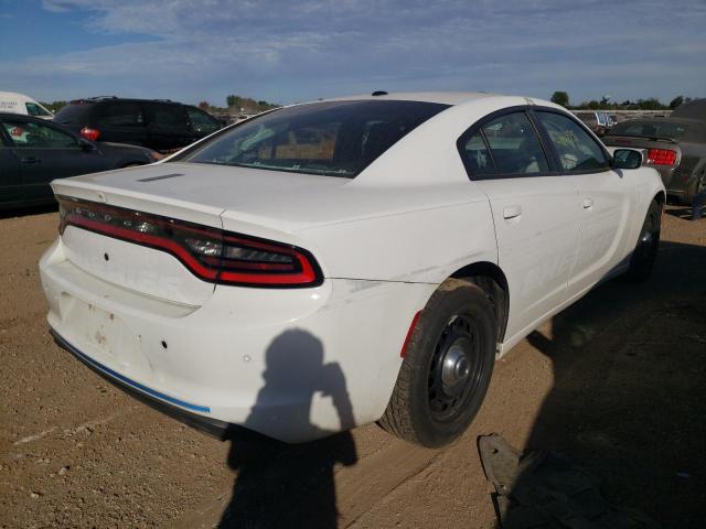 2C3CDXKTXJH144254 - 2018 DODGE CHARGER PO WHITE photo 4