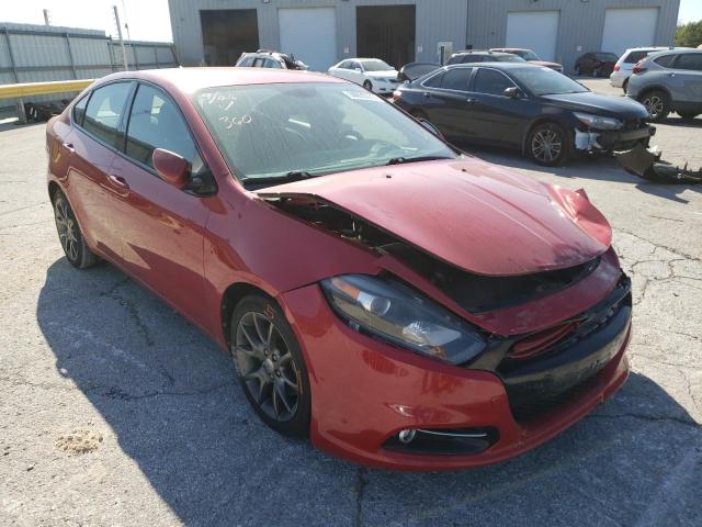 1C3CDFBA7DD143685 - 2013 DODGE DART RED photo 1