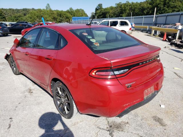 1C3CDFBA7DD143685 - 2013 DODGE DART RED photo 3