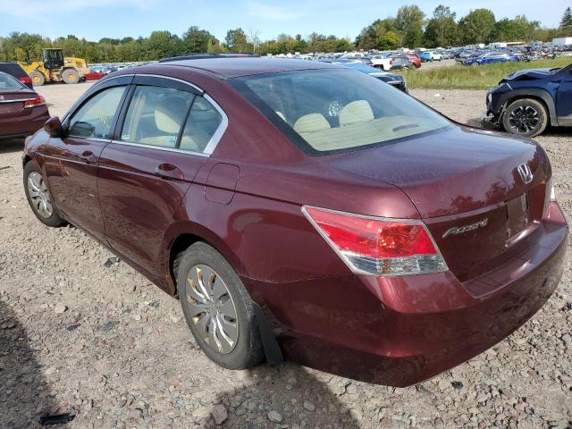 1HGCP26329A101281 - 2009 HONDA ACCORD LX MAROON photo 3