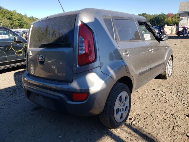 KNDJT2A54D7606173 - 2013 KIA SOUL GRAY photo 4