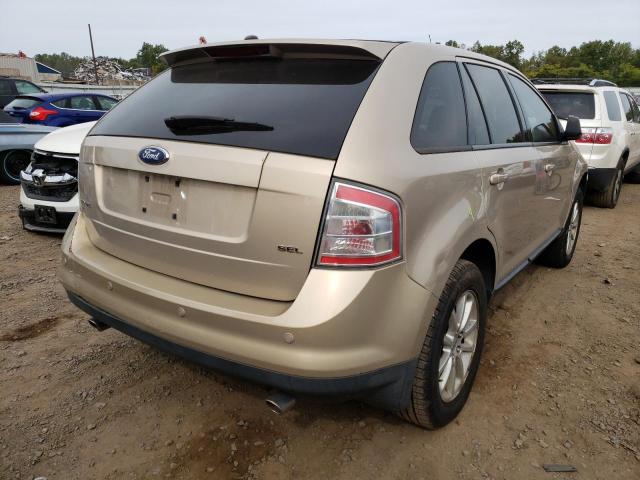 2FMDK38C17BA77511 - 2007 FORD EDGE TAN photo 4