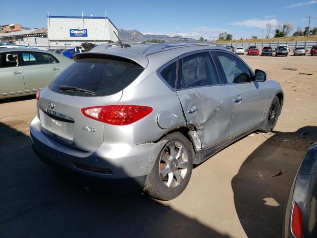 JNKAJ09F68M355069 - 2008 INFINITI EX35 BASE Արծաթագույն լուսանկար 4