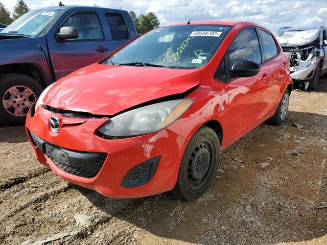 JM1DE1KY0E0184732 - 2014 MAZDA MAZDA2 SPO RED photo 2