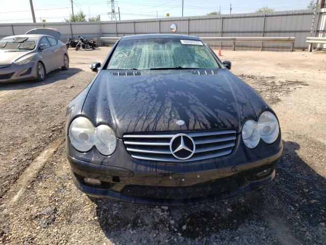 WDBSK75FX4F062824 - 2004 MERCEDES-BENZ SL 500 BLACK photo 5