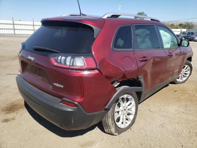 1C4PJLCB3MD164187 - 2021 JEEP CHEROKEE L BURGUNDY photo 4