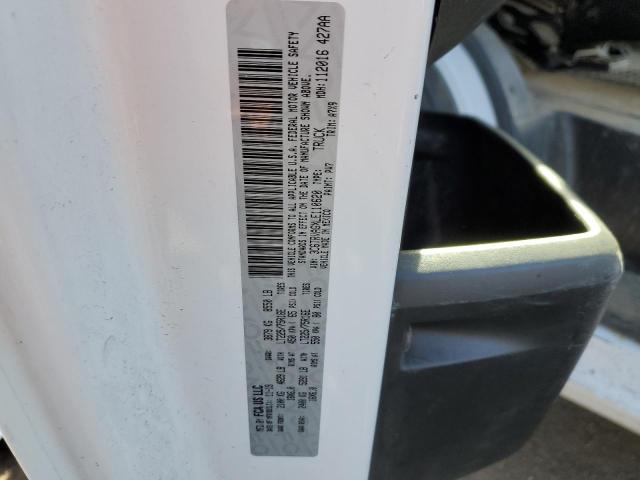 3C6TRVAGXLE110620 - 2020 RAM PROMASTER WHITE photo 10