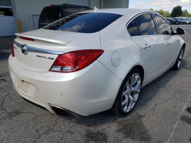 2G4GV5GV2D9248305 - 2013 BUICK REGAL WHITE photo 4