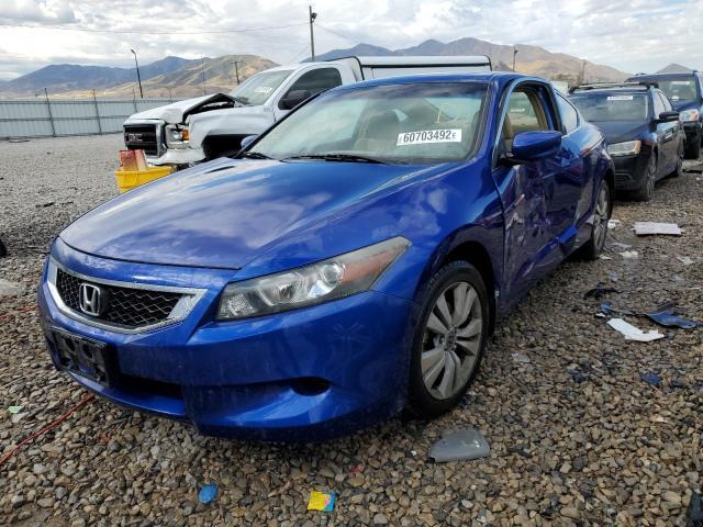 1HGCS128X8A000806 - 2008 HONDA ACCORD EXL BLUE photo 2