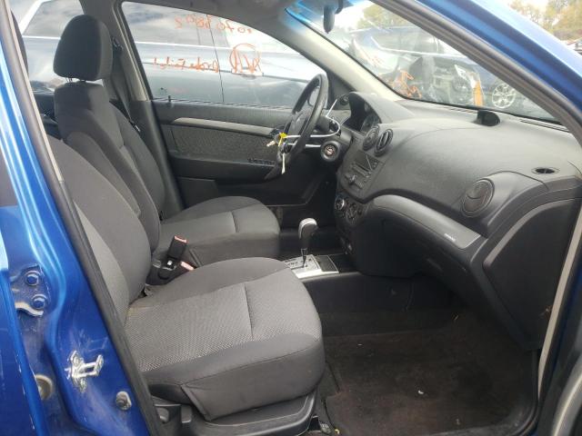 KL1TD56E39B323341 - 2009 CHEVROLET AVEO LS 蓝色 照片 5