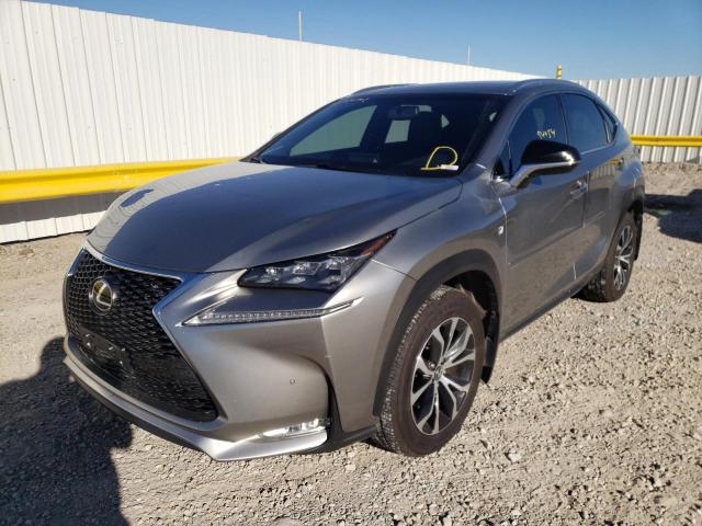 JTJBARBZ8G2061064 - 2016 LEXUS NX 200T BA GRAY photo 2