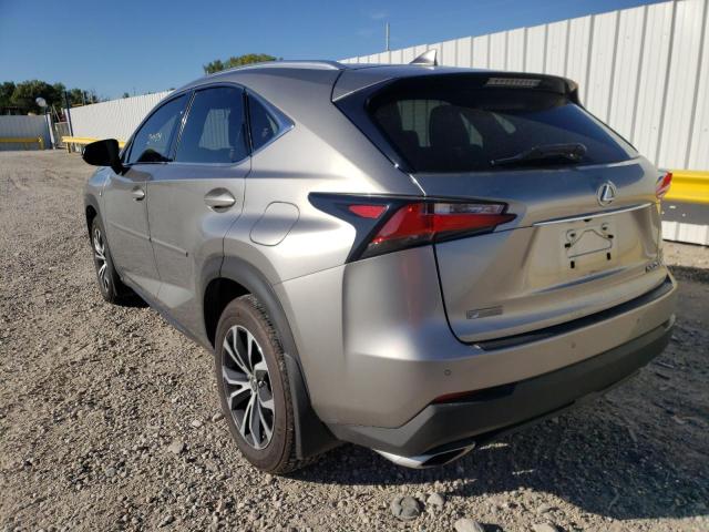 JTJBARBZ8G2061064 - 2016 LEXUS NX 200T BA GRAY photo 3