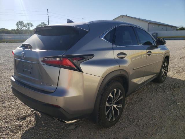 JTJBARBZ8G2061064 - 2016 LEXUS NX 200T BA GRAY photo 4