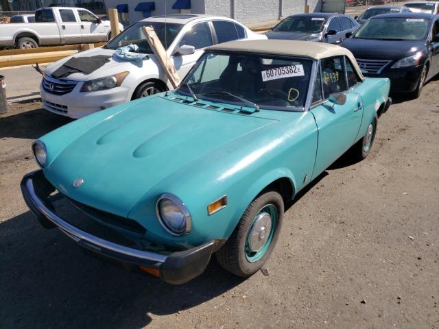 124CS10108976 - 1976 FIAT SPIDER BLUE photo 2