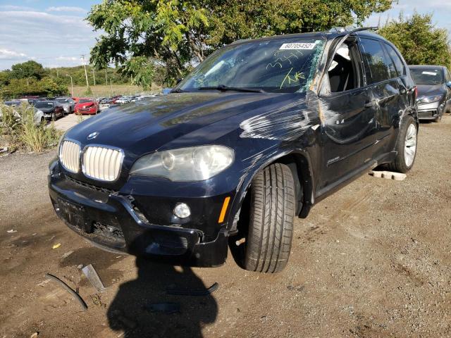 5UXFE8C56AL310587 - 2010 BMW X5 BLACK photo 2