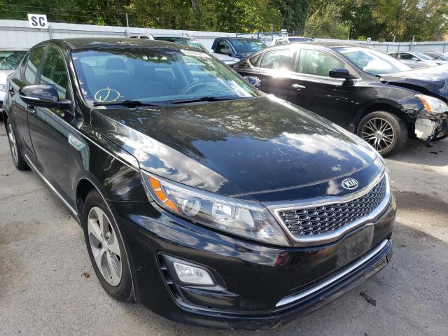 KNAGM4AD2E5071803 - 2014 KIA OPTIMA HYB BLACK photo 1