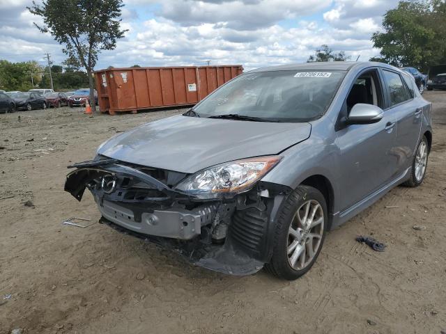 JM1BL1L68C1589030 - 2012 MAZDA 3 S SILVER photo 2