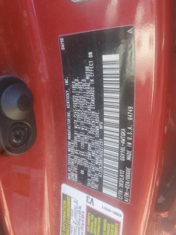 4T3ZK3BB7AU027291 - 2010 TOYOTA VENZA RED photo 10
