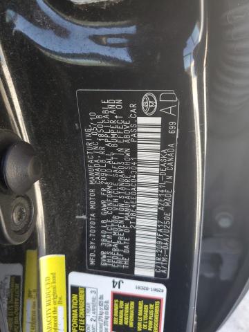 2T1BE4EE0AC043041 - 2010 TOYOTA COROLLA XR 黑色 照片 10