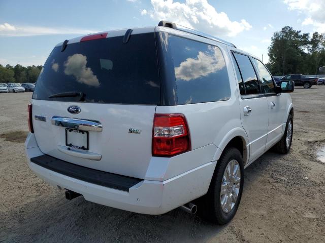 1FMJU1K54CEF53163 - 2012 FORD EXPEDITION WHITE photo 4