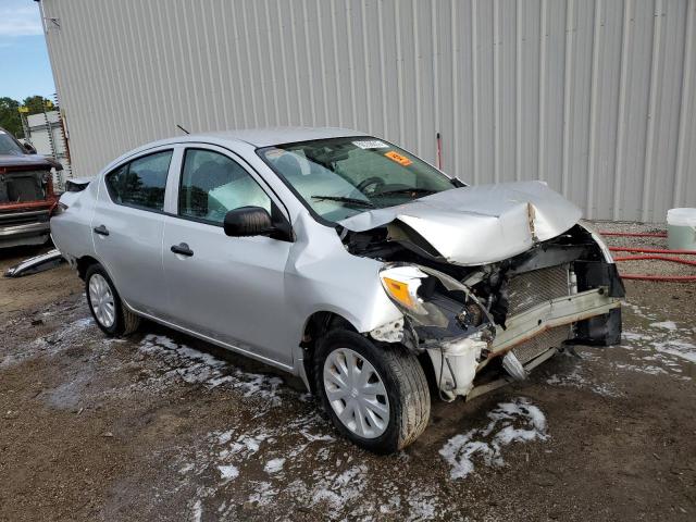 3N1CN7AP1EL852356 - 2014 NISSAN VERSA SILVER photo 1