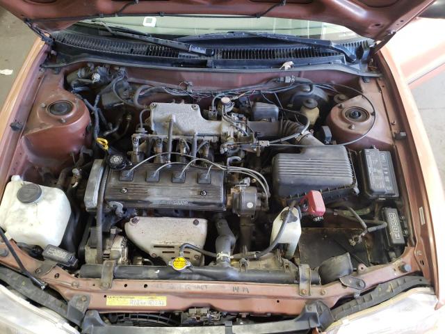 1Y1SK5260VZ445676 - 1997 GEO PRIZM BASE ORANGE photo 7