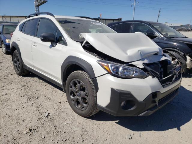 JF2GTHSC1MH681659 - 2021 SUBARU CROSSTREK WHITE photo 1