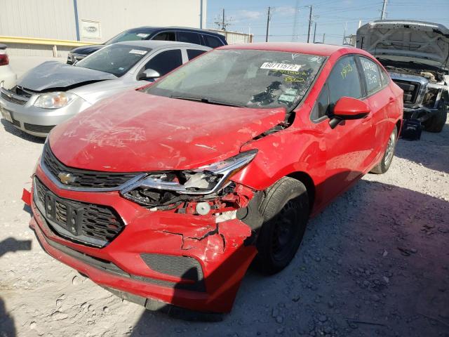 1G1BC5SM9G7284462 - 2016 CHEVROLET CRUZE LS RED photo 2