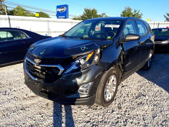 2GNAXHEV7J6208685 - 2018 CHEVROLET EQUINOX LS CHARCOAL photo 2