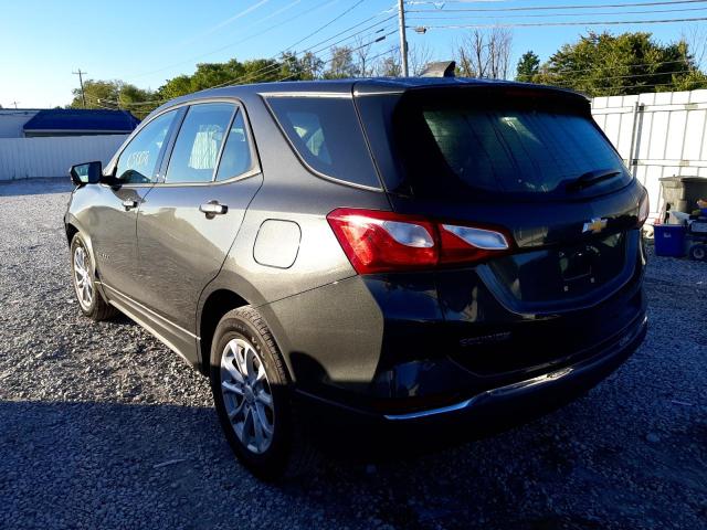 2GNAXHEV7J6208685 - 2018 CHEVROLET EQUINOX LS CHARCOAL photo 3