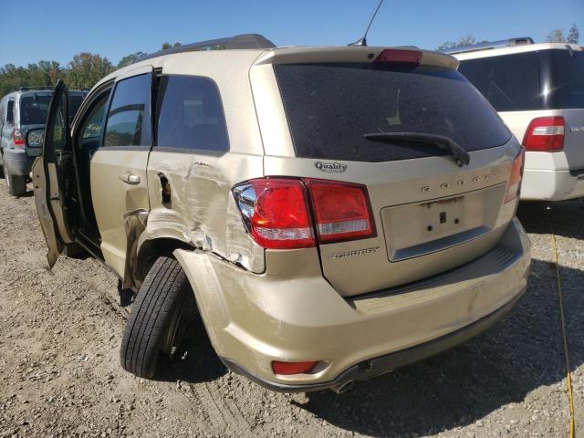 3D4PG1FG4BT554879 - 2011 DODGE JOURNEY MA GOLD photo 3