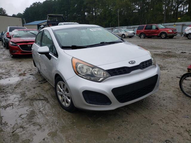 KNADM5A32D6125979 - 2013 KIA RIO LX SILVER photo 1