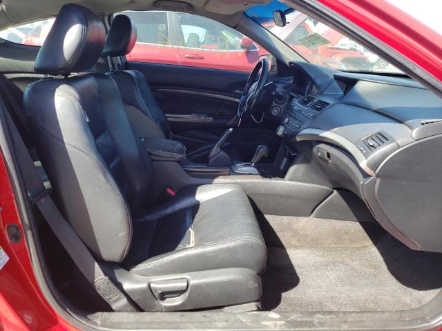 1HGCS12888A012081 - 2008 HONDA ACCORD EXL RED photo 5