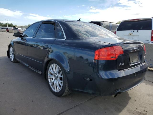 WAUDF78E68A132322 - 2008 AUDI A4 BLUE photo 3