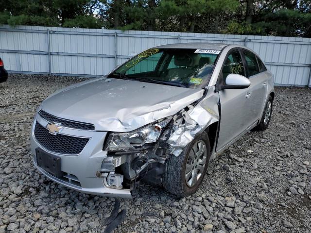 1G1PF5S92B7178839 - 2011 CHEVROLET CRUZE SILVER photo 2