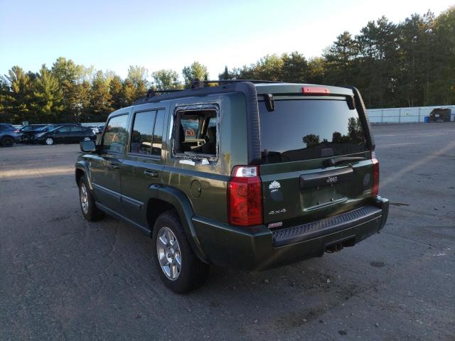 1J8HG48P17C621756 - 2007 JEEP COMMANDER მწვანე ფოტო 3