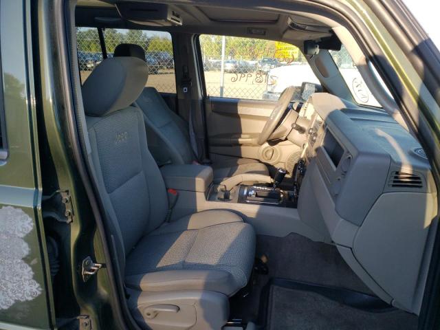 1J8HG48P17C621756 - 2007 JEEP COMMANDER მწვანე ფოტო 5