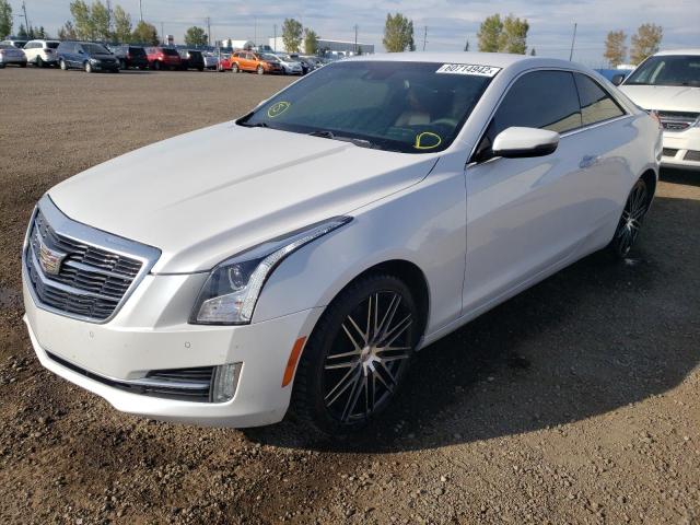 1G6AM1R36F0139105 - 2015 CADILLAC ATS PREMIU WHITE photo 2