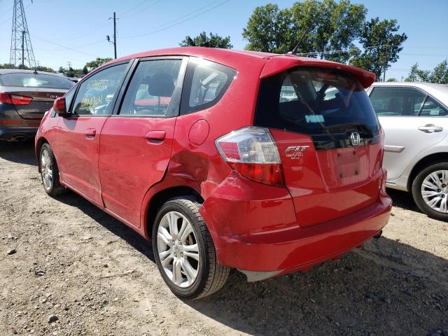 JHMGE8H44AC029120 - 2010 HONDA FIT SPORT RED photo 3