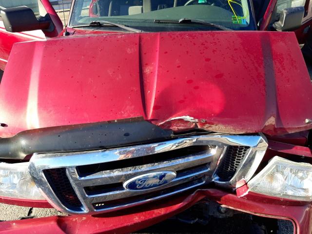 1FTZR45E69PA50060 - 2009 FORD RANGER SUP BURGUNDY photo 7