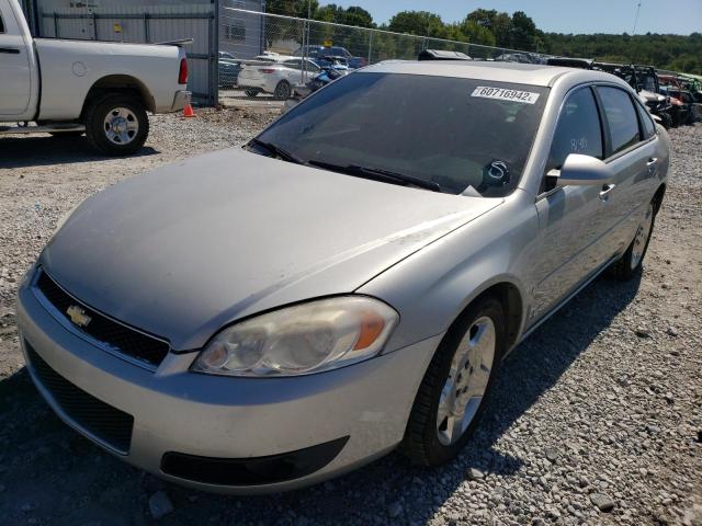 2G1WD58C781236602 - 2008 CHEVROLET IMPALA SILVER photo 2