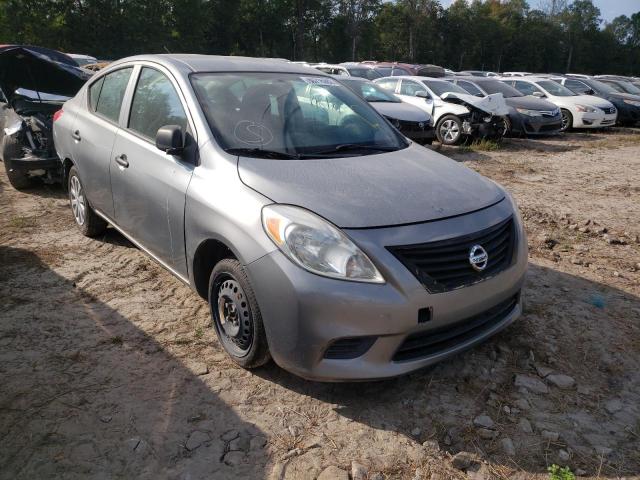 3N1CN7AP1DL821607 - 2013 NISSAN VERSA S SILVER photo 1