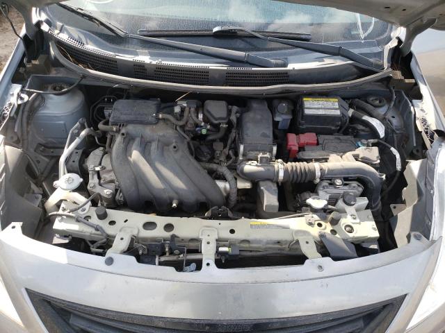 3N1CN7AP1DL821607 - 2013 NISSAN VERSA S SILVER photo 7