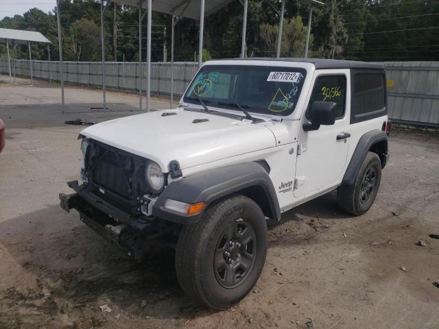 1C4GJXANXJW221814 - 2018 JEEP WRANGLER S WHITE photo 2