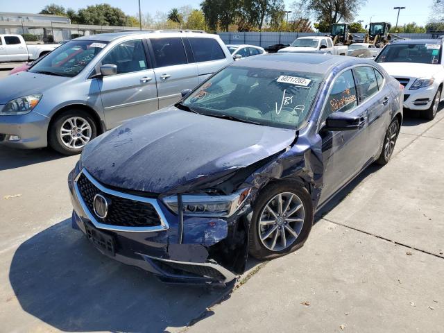19UUB1F52JA003760 - 2018 ACURA TLX TECH BLUE photo 2