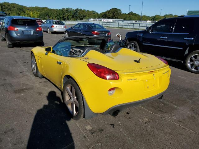 1G2MG35X37Y141987 - 2007 PONTIAC SOLSTICE G YELLOW photo 3