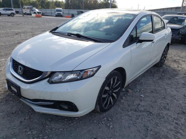 19XFB2F97FE051968 - 2015 HONDA CIVIC EXL 白色 照片 2