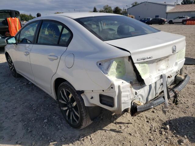 19XFB2F97FE051968 - 2015 HONDA CIVIC EXL 白色 照片 3